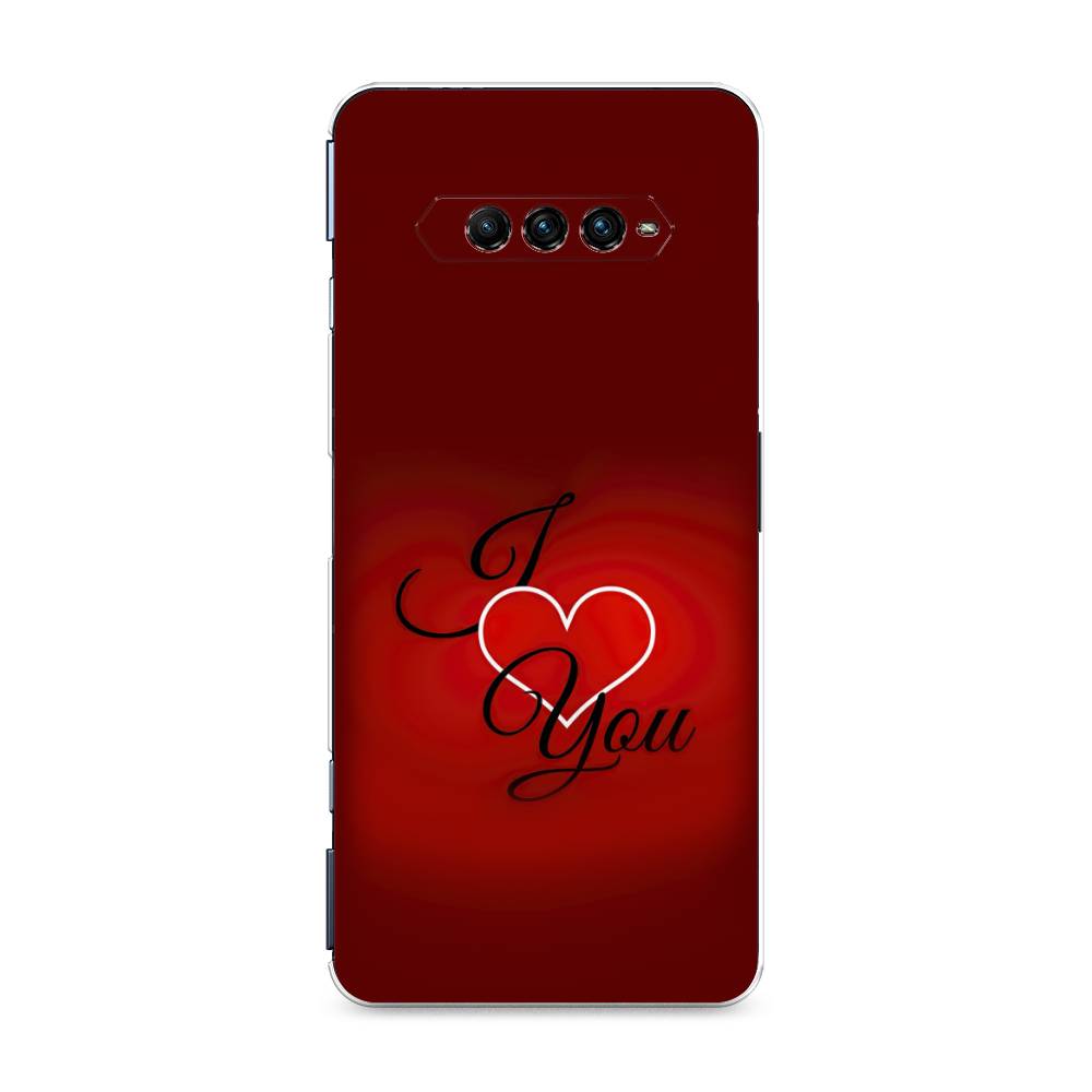 

Чехол Awog на Xiaomi Black Shark 4 pro "I love you 3", Красный;черный, 317650-6