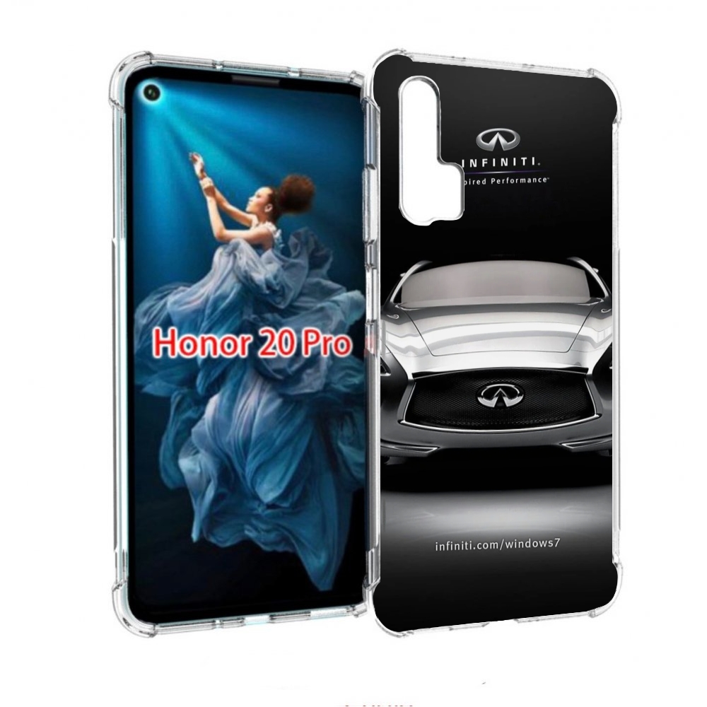 

Чехол бампер MyPads infiniti-инфинити-1 для Honor 20 Pro противо, Прозрачный, Tocco
