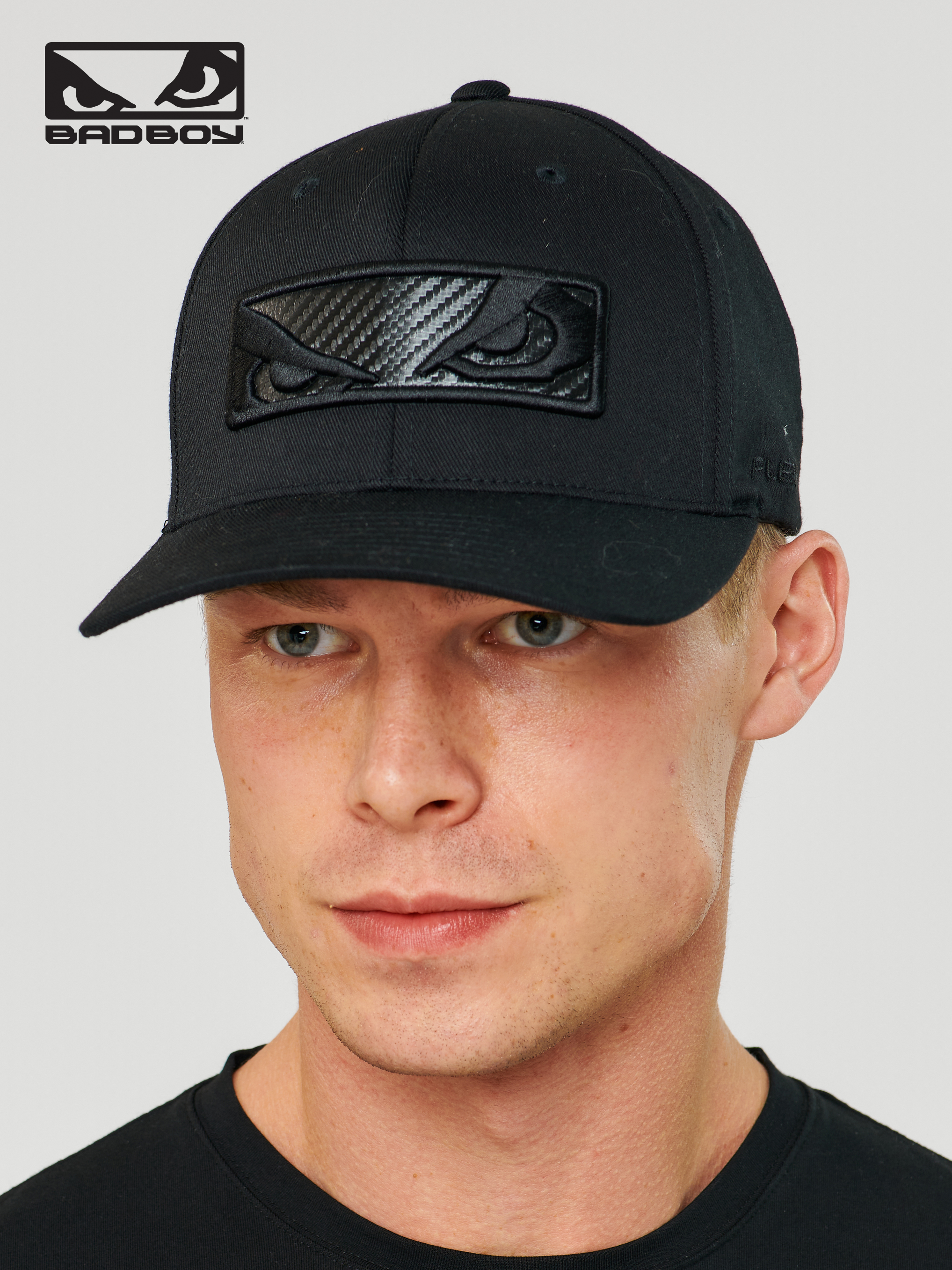 Бейсболка мужская Bad Boy Carbon Cap черная, р. L-XL