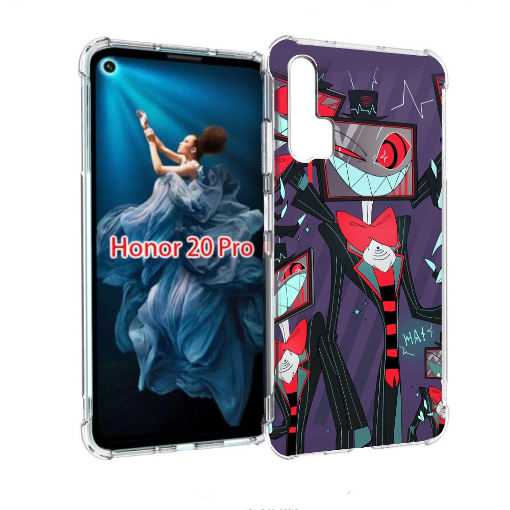 

Чехол бампер MyPads hazbin hotel для Honor 20 Pro противоударный, Прозрачный, Tocco