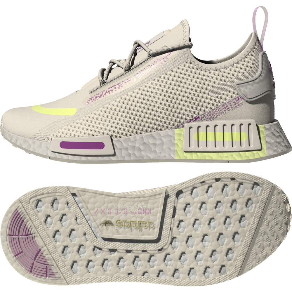 фото Кроссовки женские adidas nmd_r1 spectoo w бежевые 7.5 uk