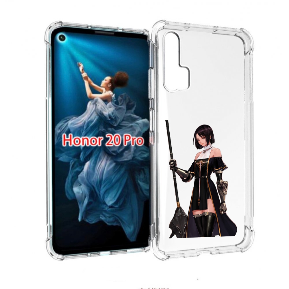 

Чехол бампер MyPads dungeon-fighter для Honor 20 Pro противоударный, Прозрачный, Tocco