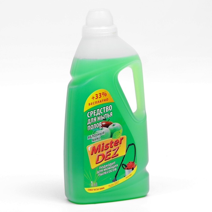 

Средство для мытья полов Mister Dez Eco-Cleaning "Яблочный микс", 1 л