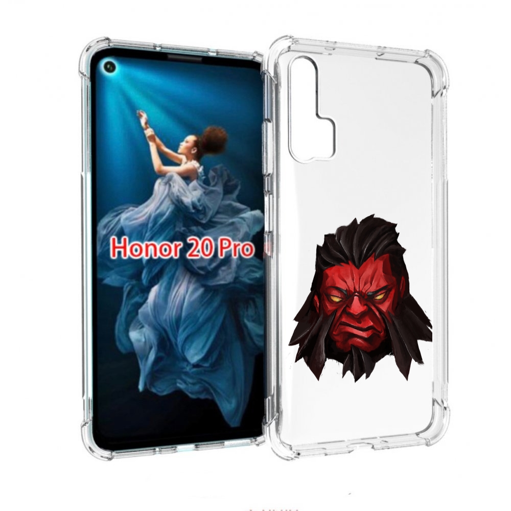 

Чехол бампер MyPads dota-2-axe для Honor 20 Pro противоударный, Прозрачный, Tocco