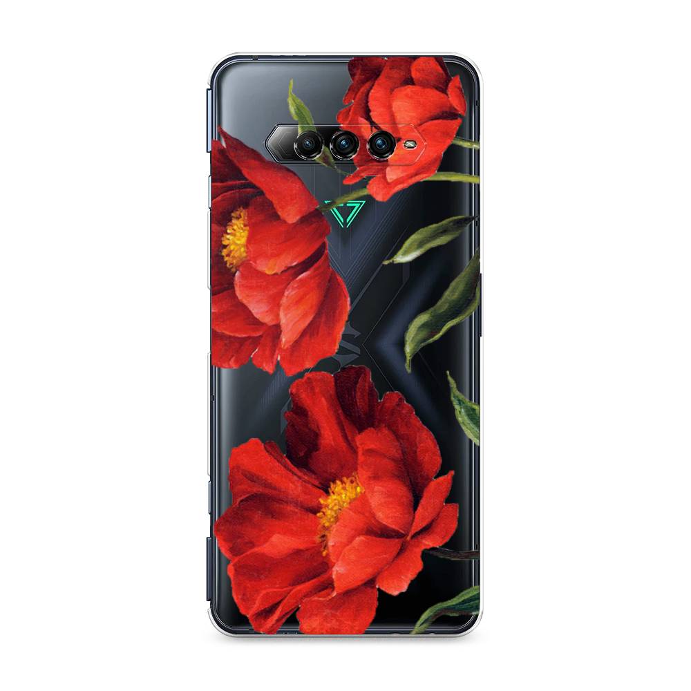 

Чехол Awog на Xiaomi Black Shark 4 pro "Красные маки", Красный, 317650-8