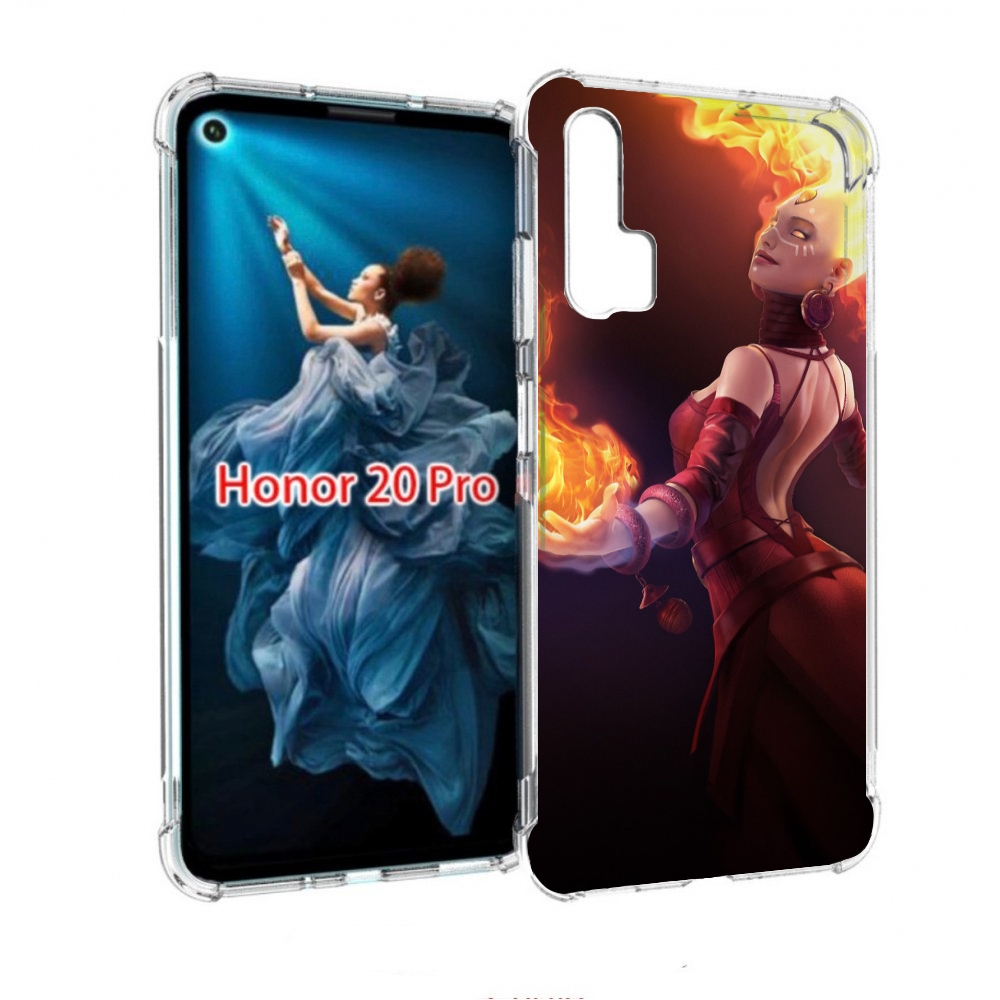 

Чехол бампер MyPads dota 2 Lina для Honor 20 Pro противоударный, Прозрачный, Tocco
