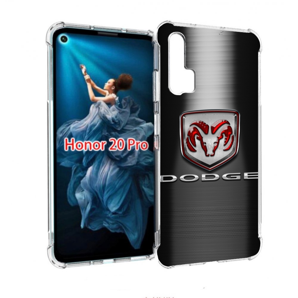 

Чехол бампер MyPads dodge додж 1 мужской для Honor 20 Pro против, Прозрачный, Tocco