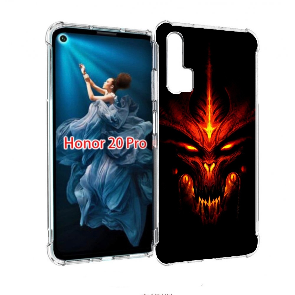 

Чехол бампер MyPads diablo-3-диабло для Honor 20 Pro противоударный, Прозрачный, Tocco
