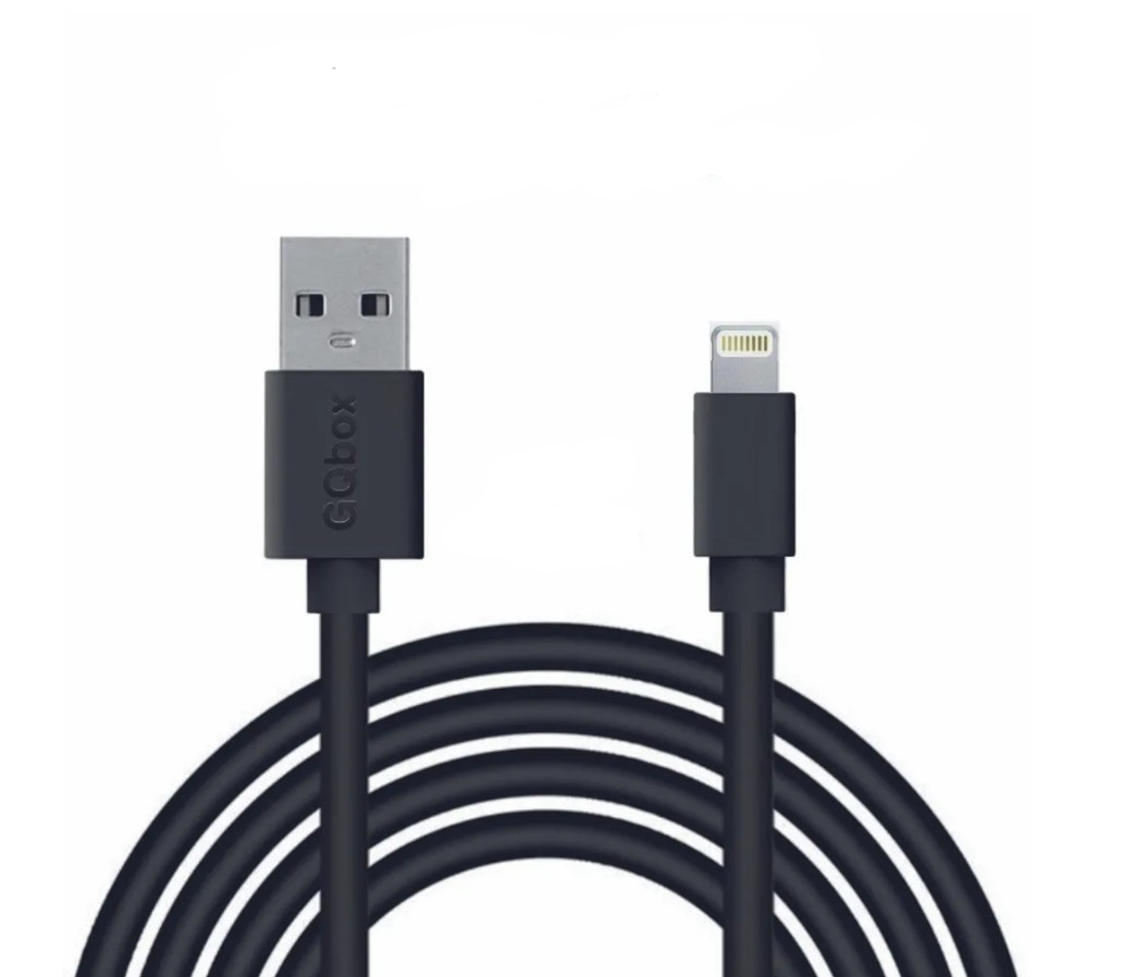 

Кабель lightning - usb Gqbox 1 м черный
