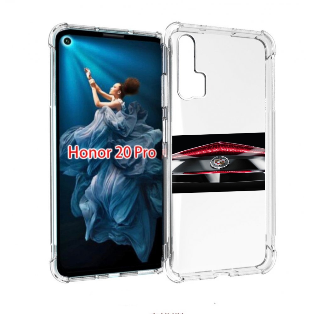 

Чехол бампер MyPads cadillac 3 мужской для Honor 20 Pro противоу, Прозрачный, Tocco