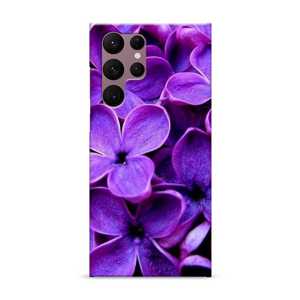 

Пластиковый чехол "Сирень крупная" на Samsung Galaxy S22 Ultra, 2104020-6