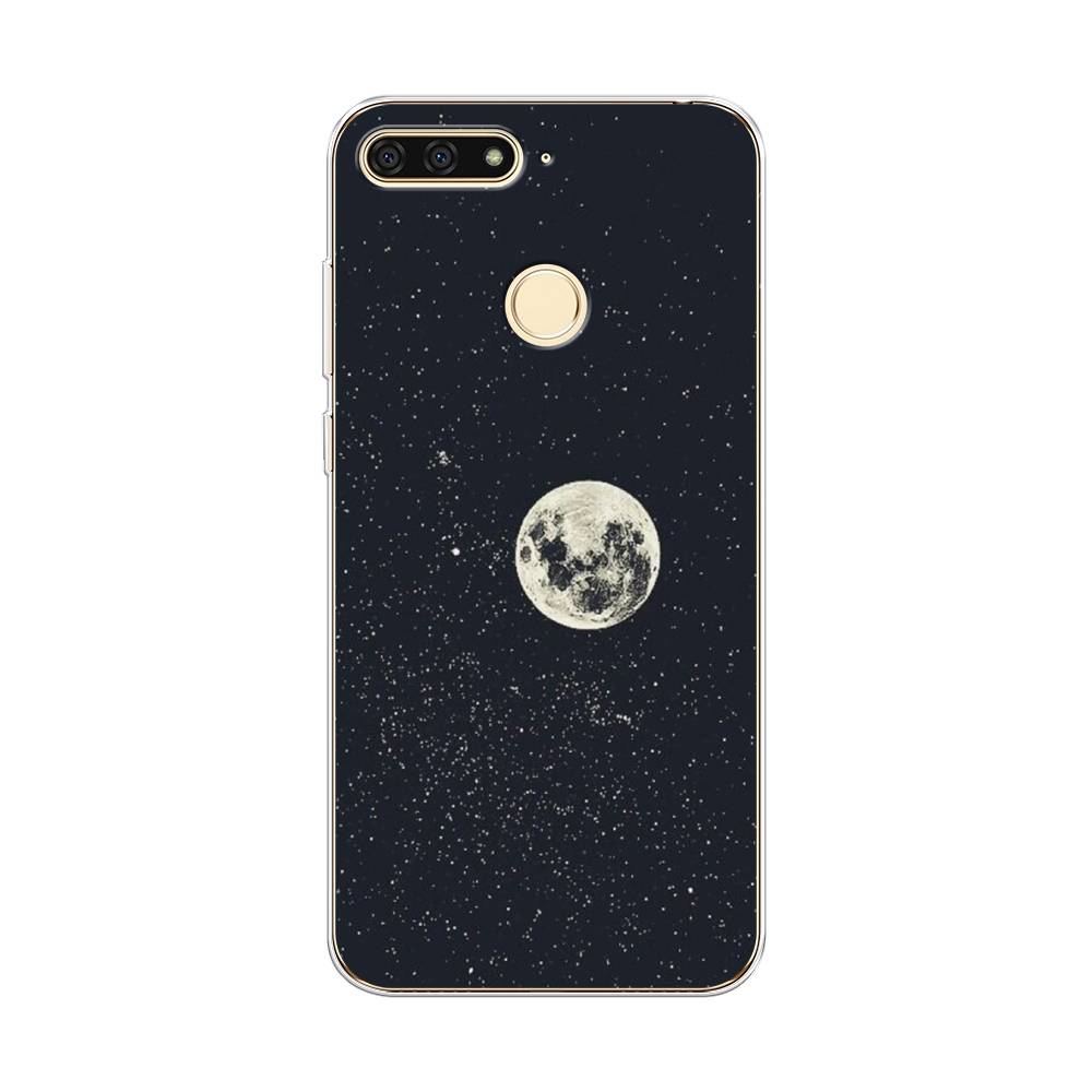 

Чехол на Honor 7C "Полнолуние", Красный, 64550-2