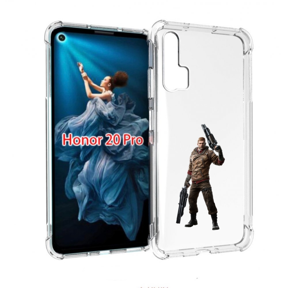 

Чехол бампер MyPads Wolfenstein для Honor 20 Pro противоударный, Прозрачный, Tocco