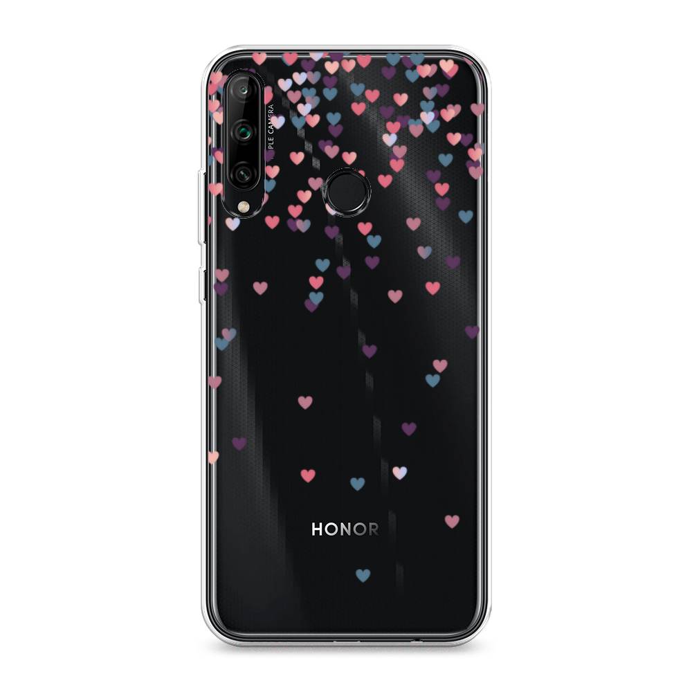 

Чехол на Honor 9C "Посыпка сердечки", Розовый;фиолетовый, 612550-3