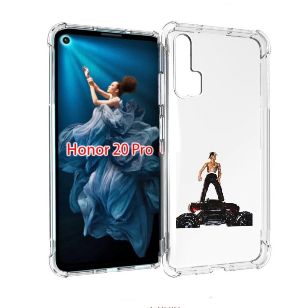 

Чехол бампер MyPads Travis Scott - Rodeo для Honor 20 Pro против, Прозрачный, Tocco