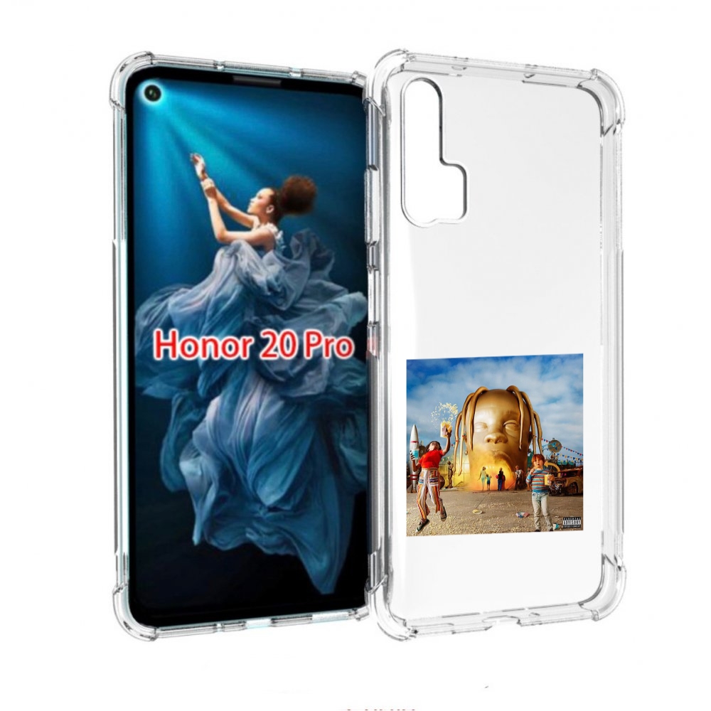 

Чехол бампер MyPads Travis Scott - Astroworld для Honor 20 Pro п, Прозрачный, Tocco