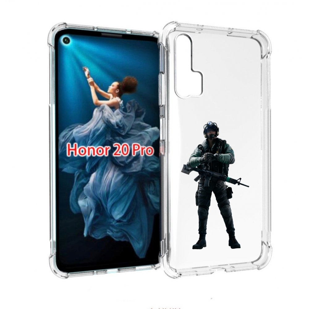 

Чехол бампер MyPads Tom-Clancy's-Rainbow-Six-2 для Honor 20 Pro, Прозрачный, Tocco