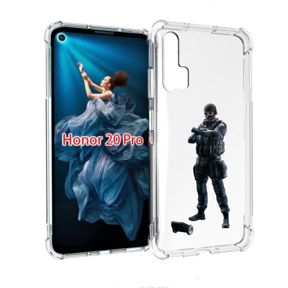 

Чехол бампер MyPads Tom-Clancy's-Rainbow-Six-1 для Honor 20 Pro, Прозрачный, Tocco