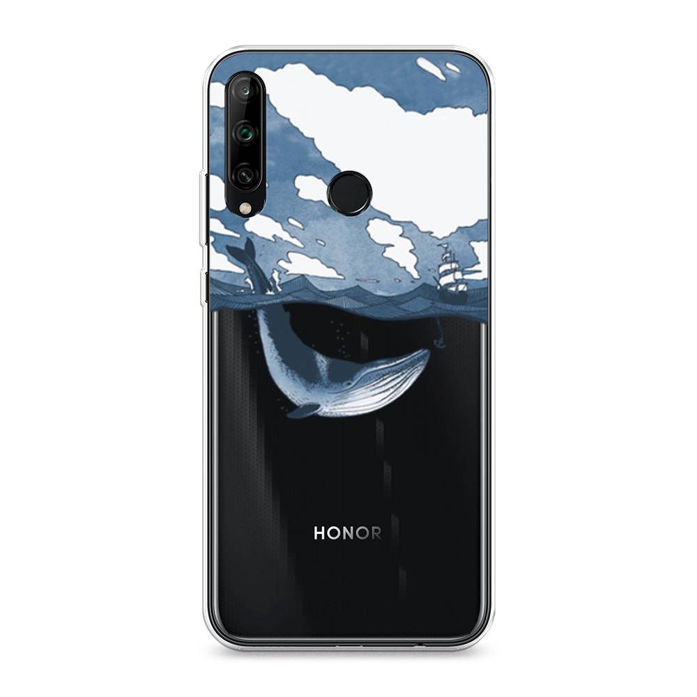 

Чехол на Honor 9C "Большой кит", Синий, 612550-1