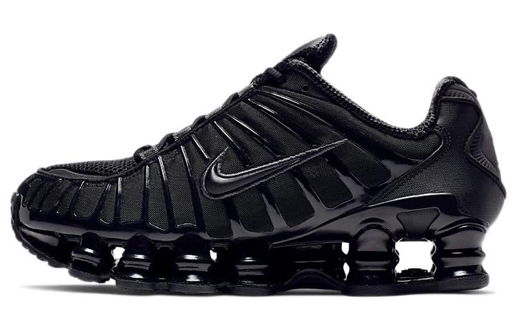 

Кроссовки унисекс Nike Shox TL Black Metallic Hematite черные 37.5 EU, Черный, Shox TL Black Metallic Hematite