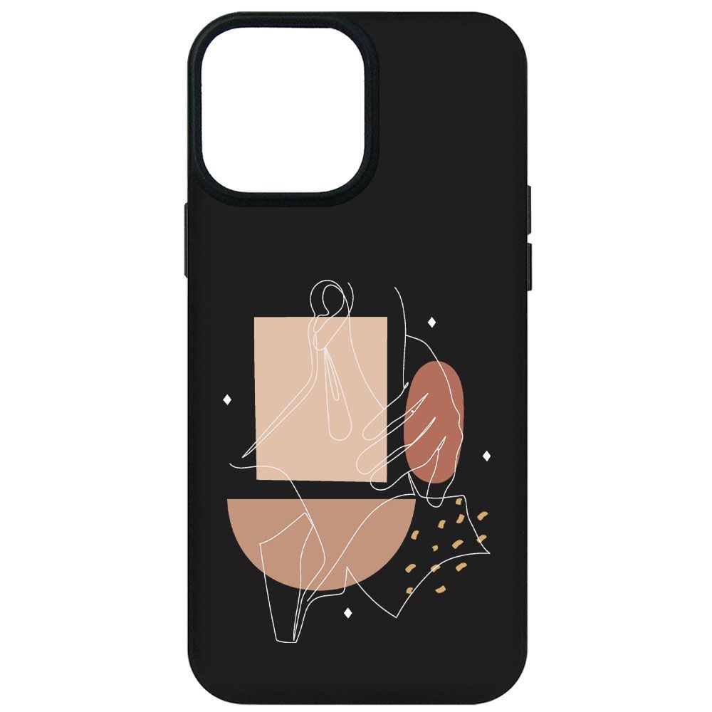 

Чехол-накладка Krutoff Soft Case Изящность для iPhone 13 Pro Max черный
