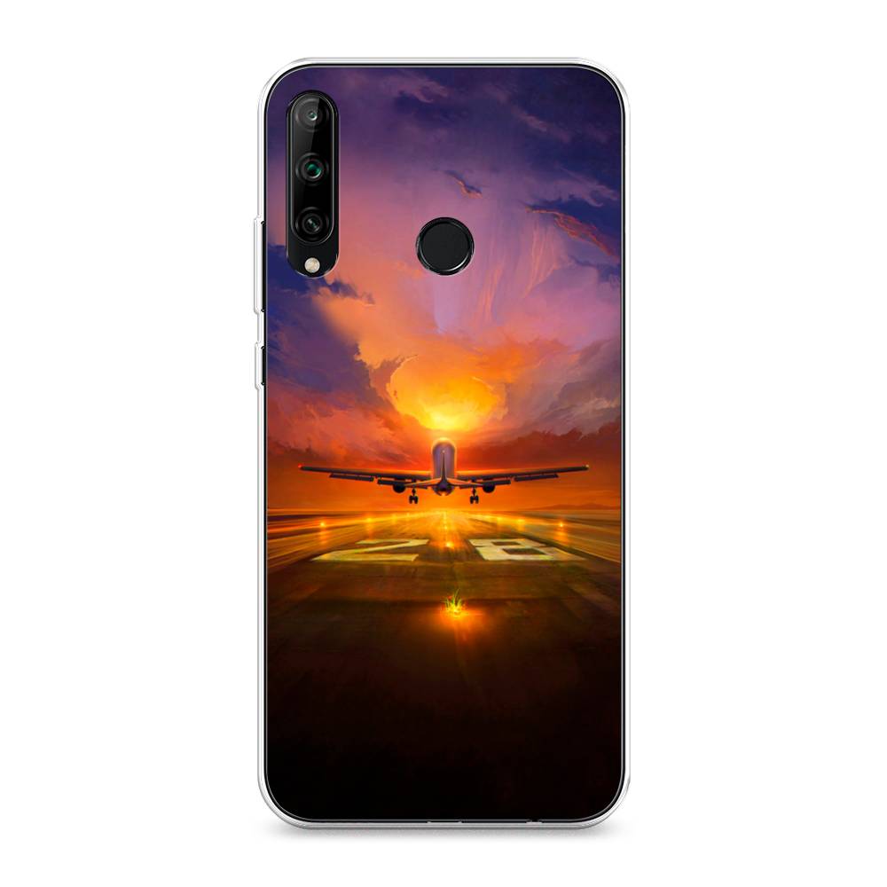 

Чехол на Honor 9C "Самолет на посадке", Оранжевый;синий, 612550-6