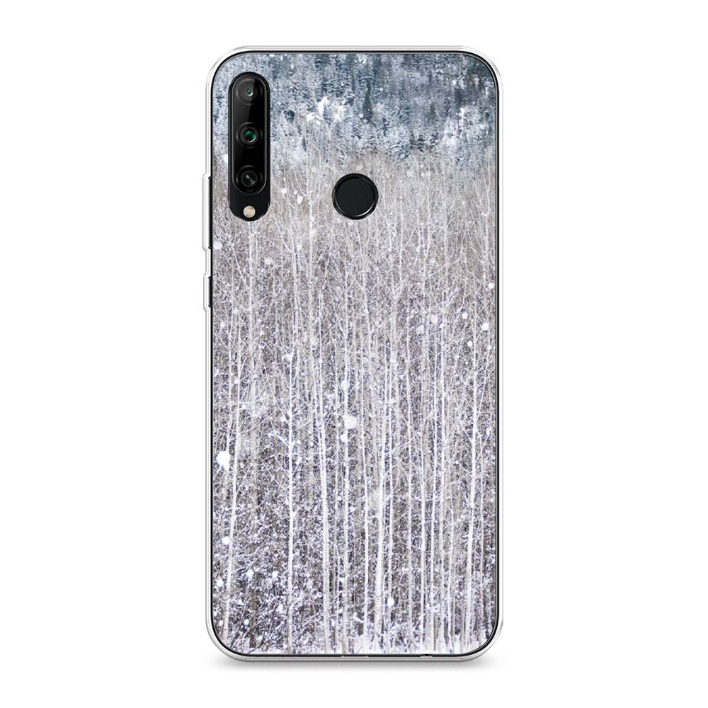 

Чехол на Honor 9C "Снежный лес", Бежевый;серый;белый, 612550-5