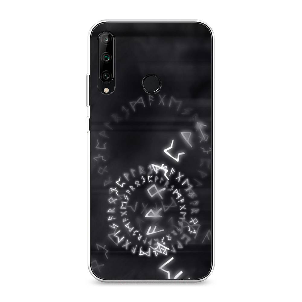 

Чехол на Honor 9C "Руны", Серый;черный, 612550-3