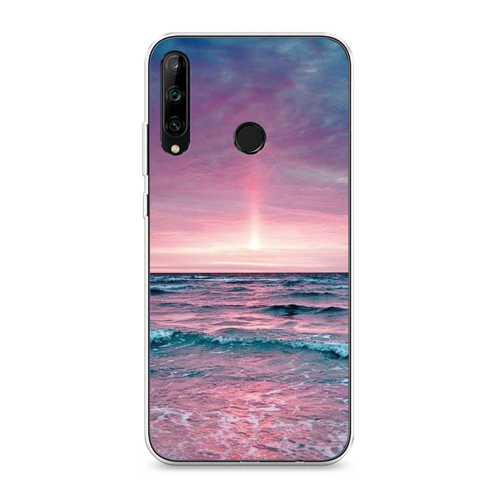 

Чехол на Honor 9C "Восход 3", Розовый;голубой, 612550-2