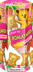 

Печенье Lotte Koala's march Strawberry 37 г