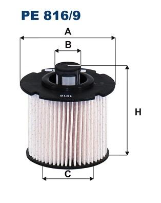 

Фильтр топливный FILTRON PE816/9