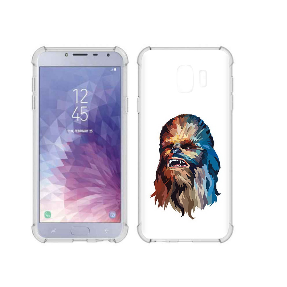 

Чехол MyPads Tocco для Samsung Galaxy J4 (2018) star wars звездные войны, Прозрачный, Tocco