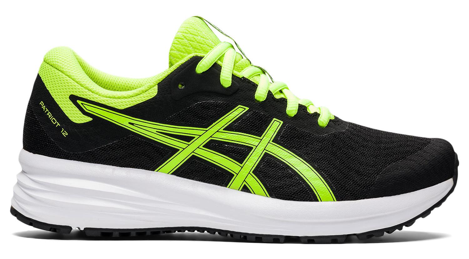 фото Кроссовки asics patriot 12 gs 011 black/hazard green р.38,5