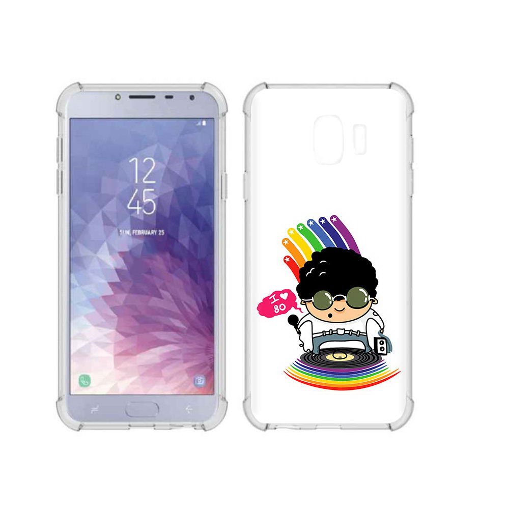 

Чехол MyPads Tocco для Samsung Galaxy J4 (2018) Я люблю 80-е, Прозрачный, Tocco
