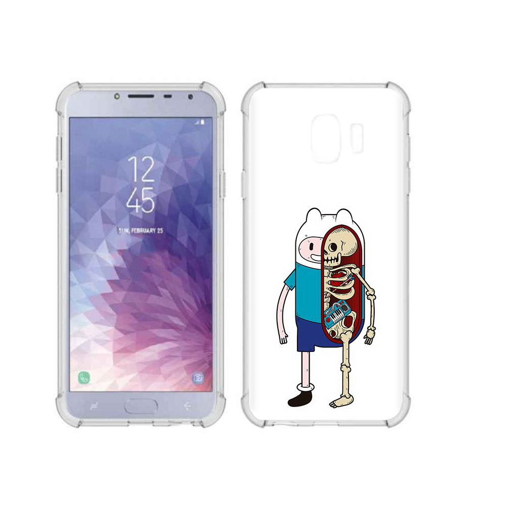 

Чехол MyPads Tocco для Samsung Galaxy J4 (2018) Финн скелет, Прозрачный, Tocco