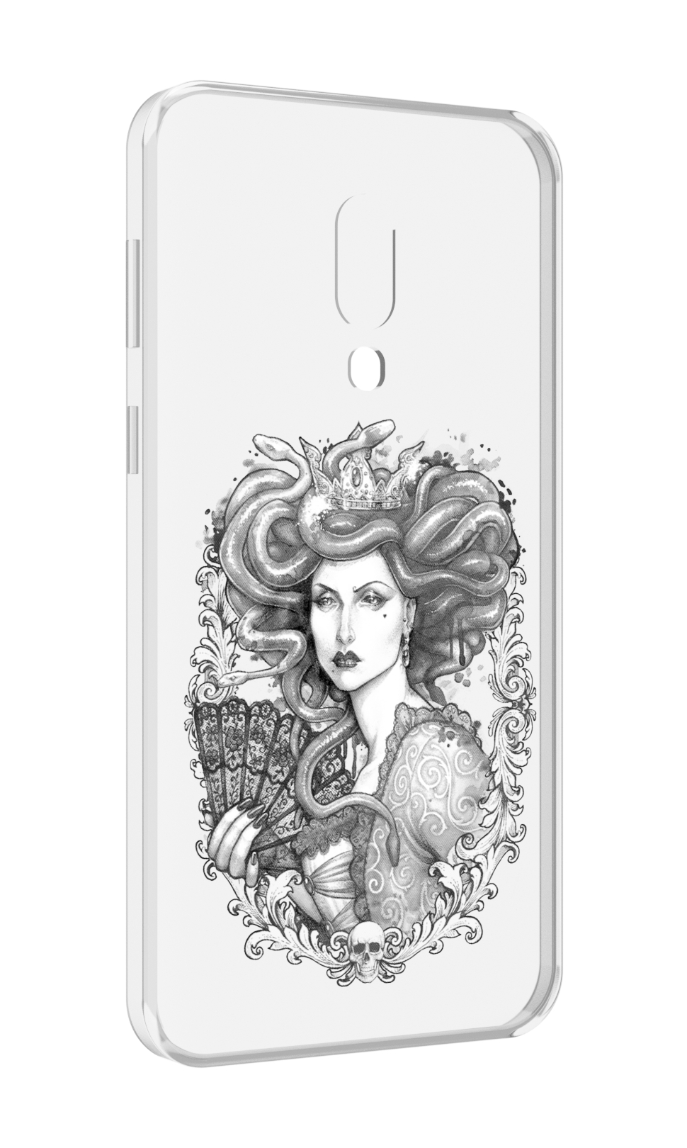

Чехол MyPads медуза черно белый для Meizu 16 Plus / 16th Plus, Прозрачный, Tocco