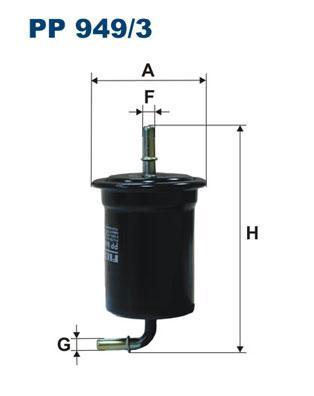 

Фильтр топливный FILTRON PP949/3