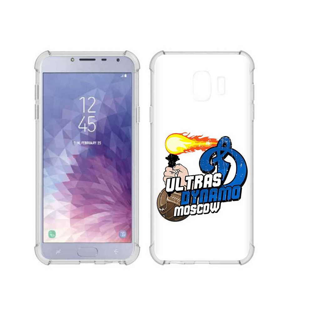 

Чехол MyPads Tocco для Samsung Galaxy J4 (2018) ФК Динамо, Прозрачный, Tocco