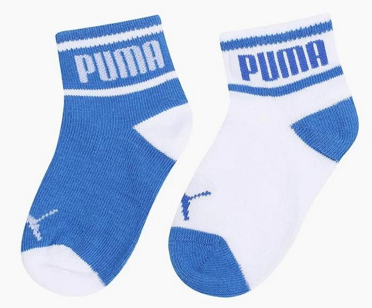 

Носки детские PUMA 2022 Baby Wording Sock 2P White Blue р.14-16, Голубой, Baby Wording Sock 2P