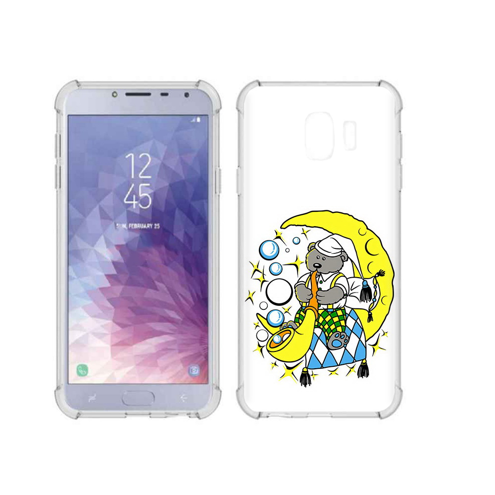 

Чехол MyPads Tocco для Samsung Galaxy J4 (2018) Сырная луна, Прозрачный, Tocco