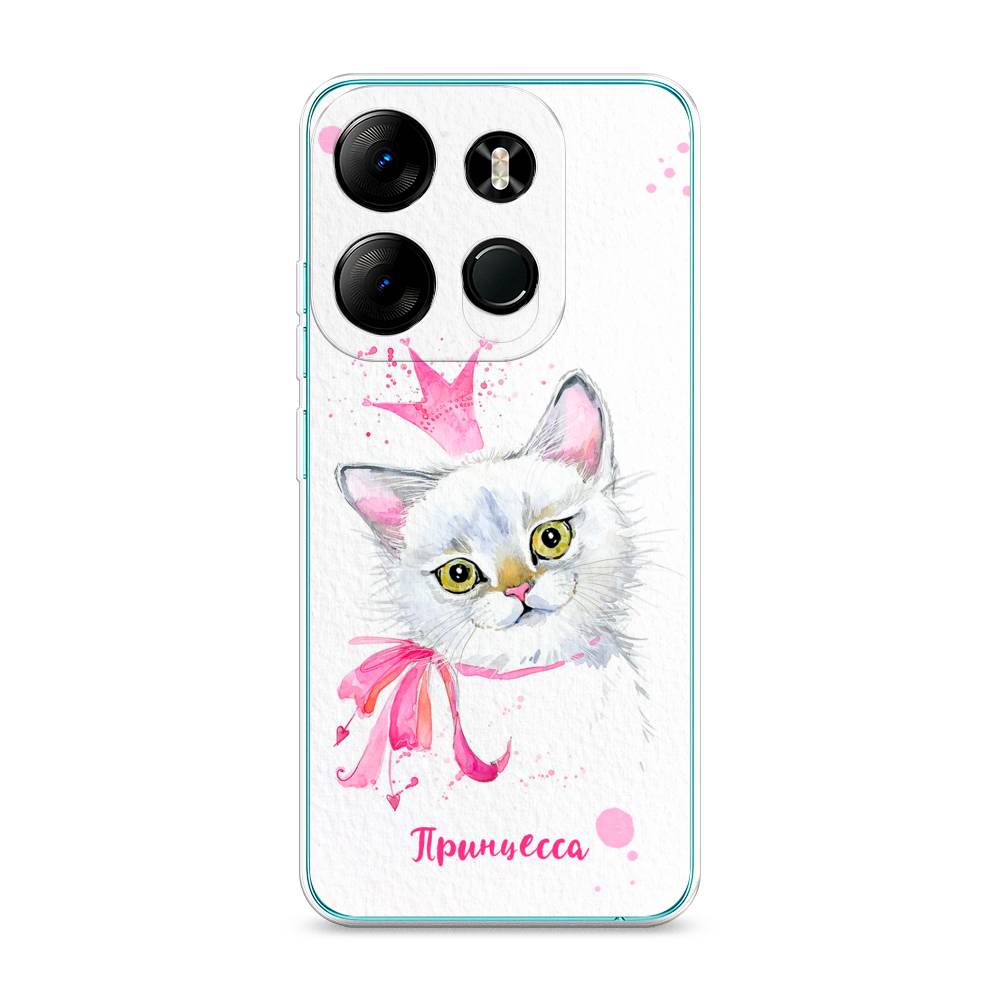 

Чехол Awog на Tecno Pop 7 Pro "Моя принцесса", Белый;розовый;серый, 303450-6