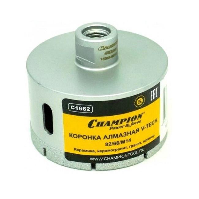 

Коронка алмазная CHAMPION 82 мм М14