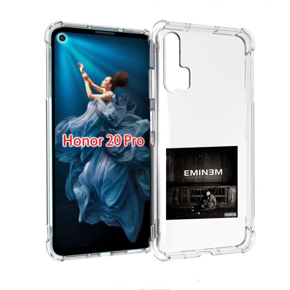 

Чехол Бампер Mypads The Marshall Mathers Lp Для Honor 20 Pro Про, Прозрачный, Tocco