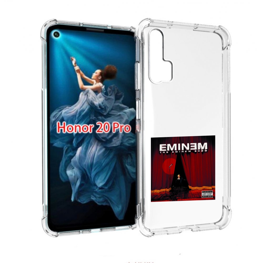 

Чехол Бампер Mypads The Eminem Show Для Honor 20 Pro Противоударный, Прозрачный, Tocco