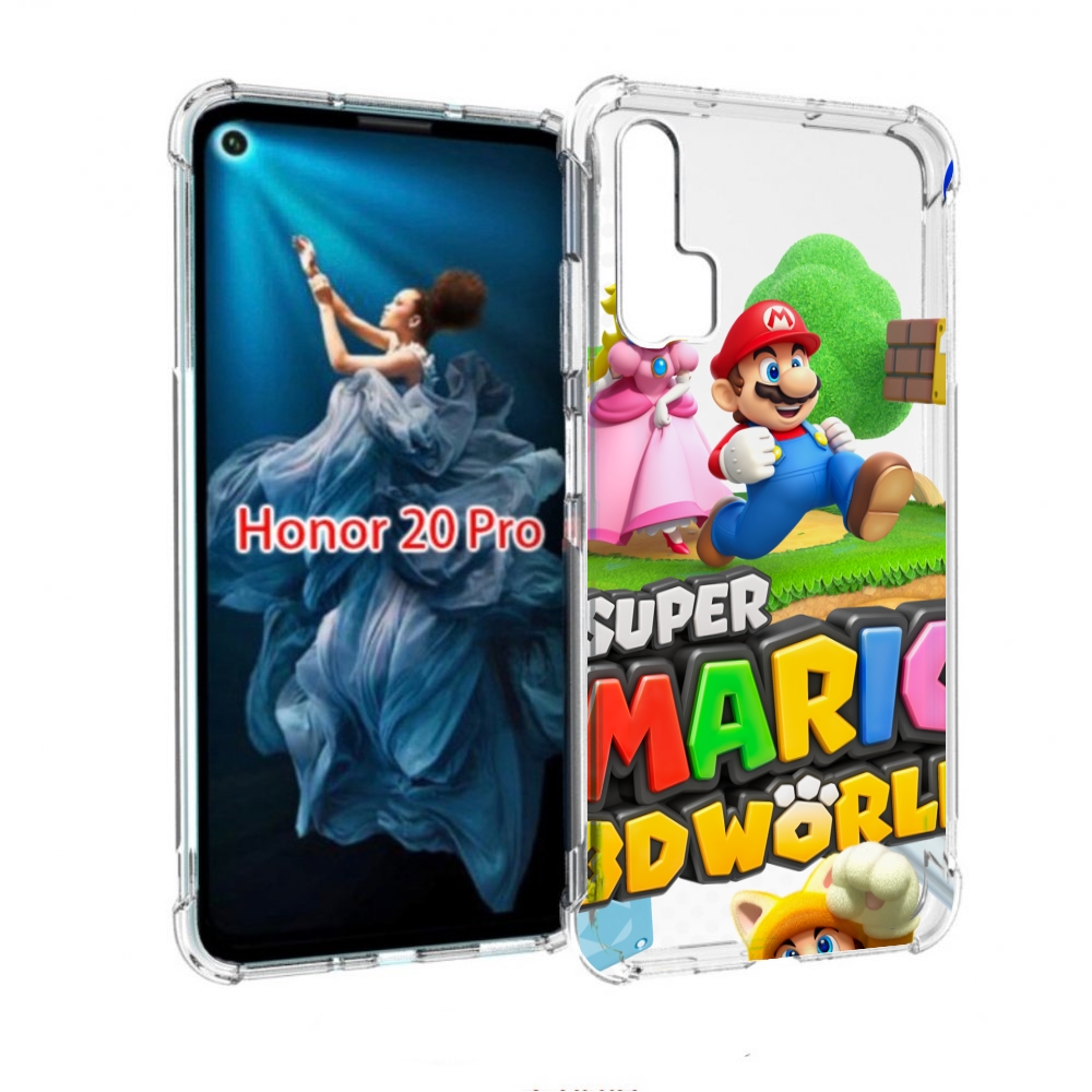 

Чехол бампер MyPads Super Mario 3D World для Honor 20 Pro против, Прозрачный, Tocco