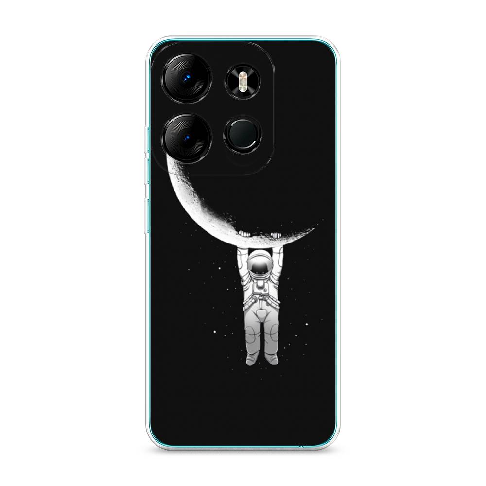 

Чехол Awog на Tecno Pop 7 Pro "Космонавт", Белый;черный, 303450-4