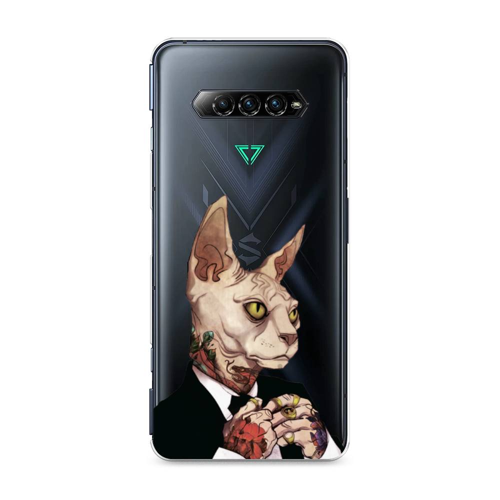 

Чехол Awog на Xiaomi Black Shark 4 pro "Татуированный сфинкс", Бежевый;черный;красный, 317650-7
