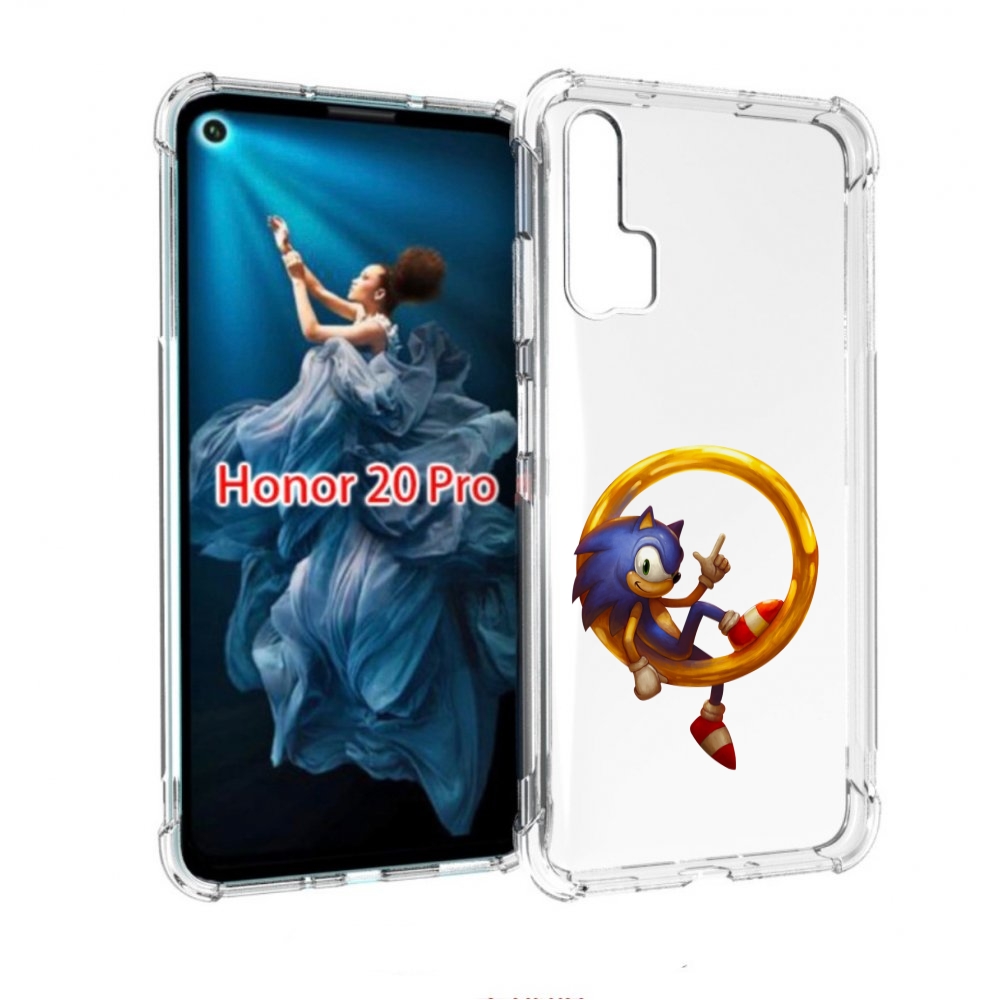 

Чехол бампер MyPads Sonic-R для Honor 20 Pro противоударный, Прозрачный, Tocco