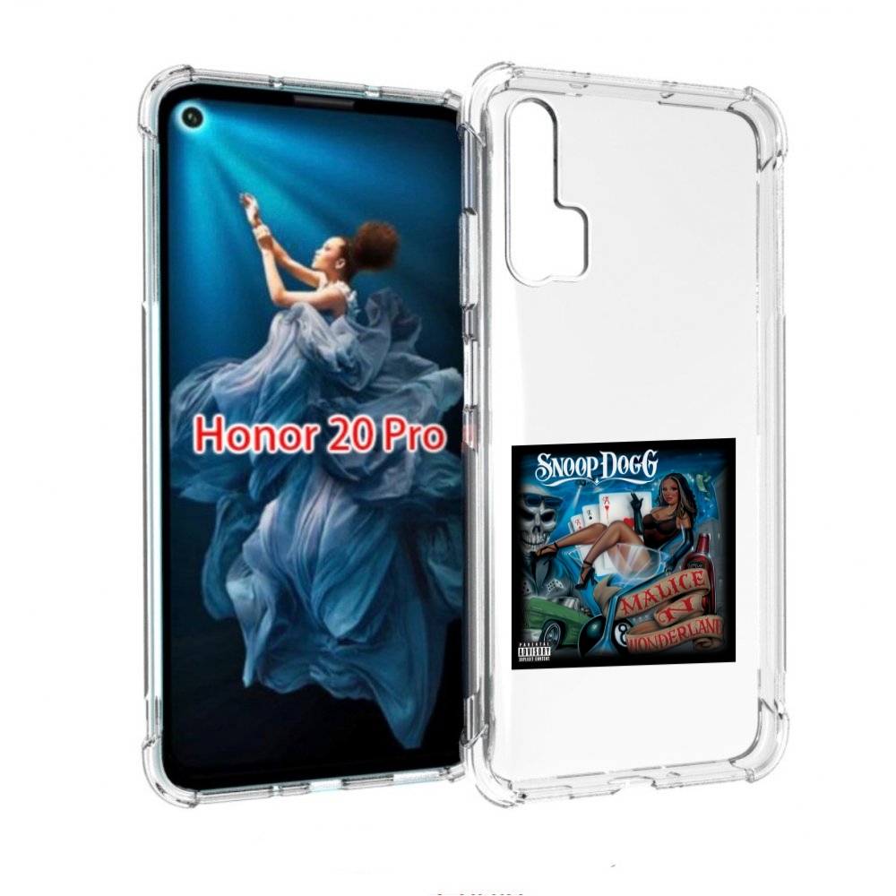 

Чехол Бампер Mypads Snoop Dogg Malice N Wonderland Для Honor 20, Прозрачный, Tocco