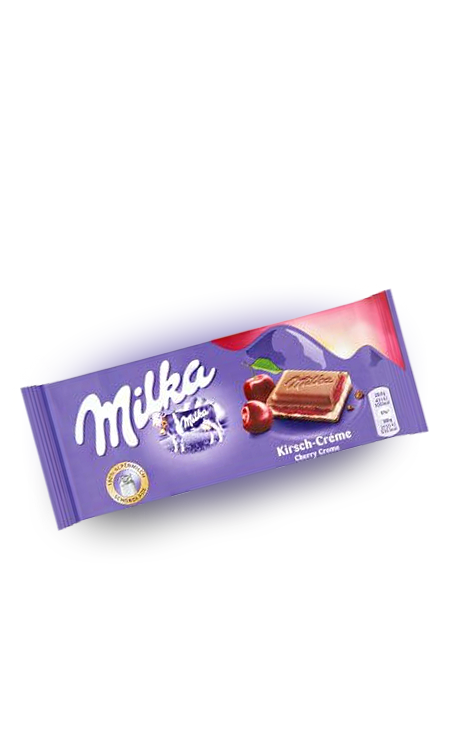 

Шоколад Milka Cherry Chocolate 100 грамм Упаковка 22 шт